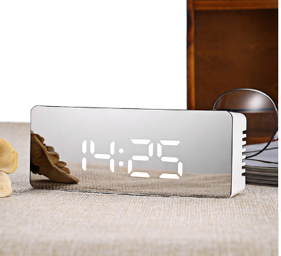 Multifunction LED Mirror Alarm Clock Digital Clock Snooze Display Time Night Led Light Table Desktop Alarm Clock Despertador