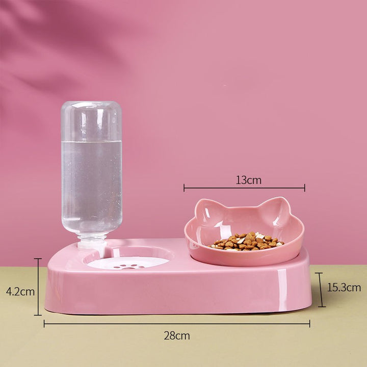 Pet bowls save space reduce flipping wet mouth cat bowls pet automatic water dispensers pet food bowls dog bowls